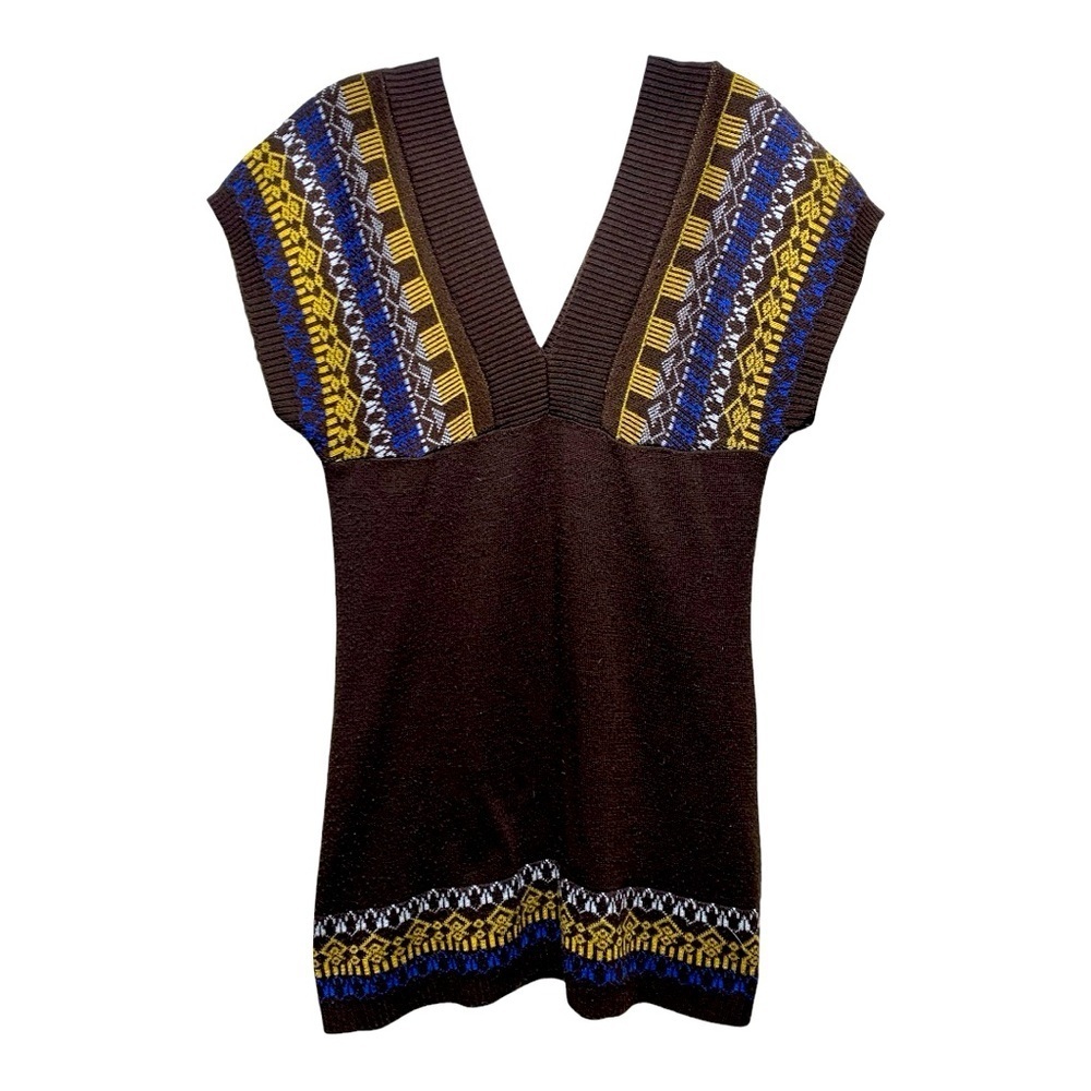 Vintage Stylized Knit Vest